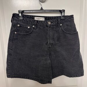 Abercrombie & Fitch Black Jean Shorts